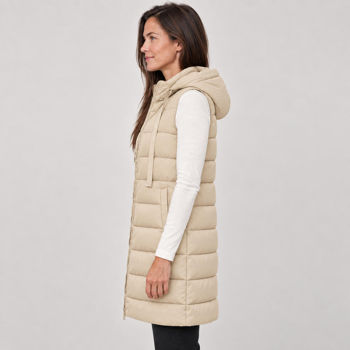 Rain — Beige — side view