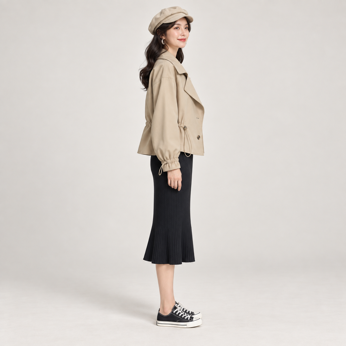Lena — Khaki — side view
