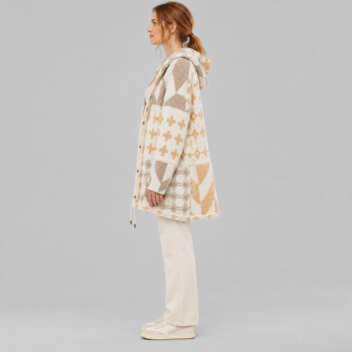 Evangelia — Beige — side view