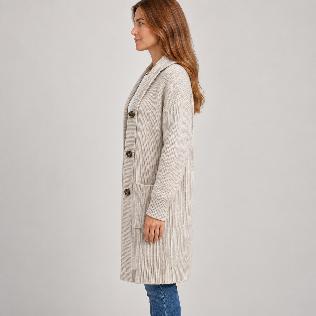 Dia — Beige — side view