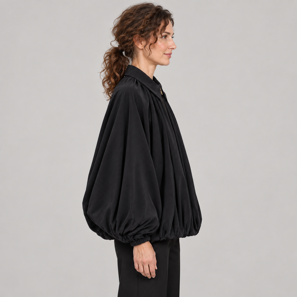 Charlize — Black — side view