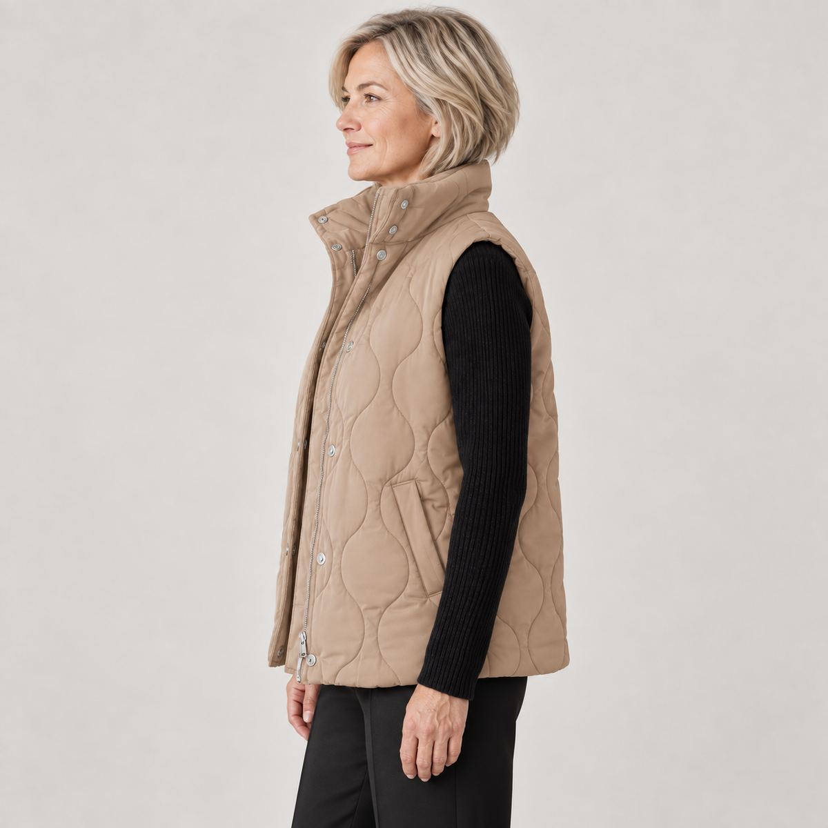 Pammy — Beige — side view