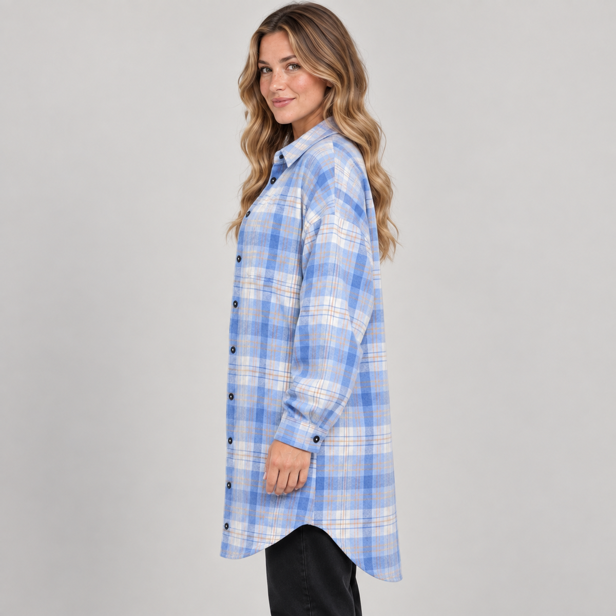 Cina — Blue White — side view