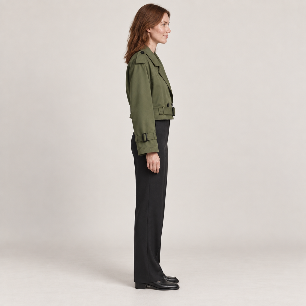 Geesje — Army Green — side view