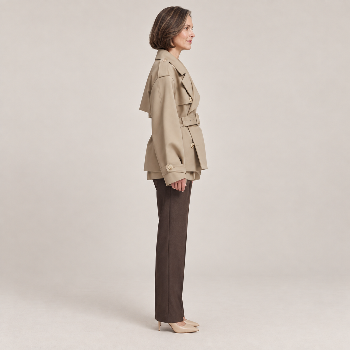 Elsje — Khaki — side view