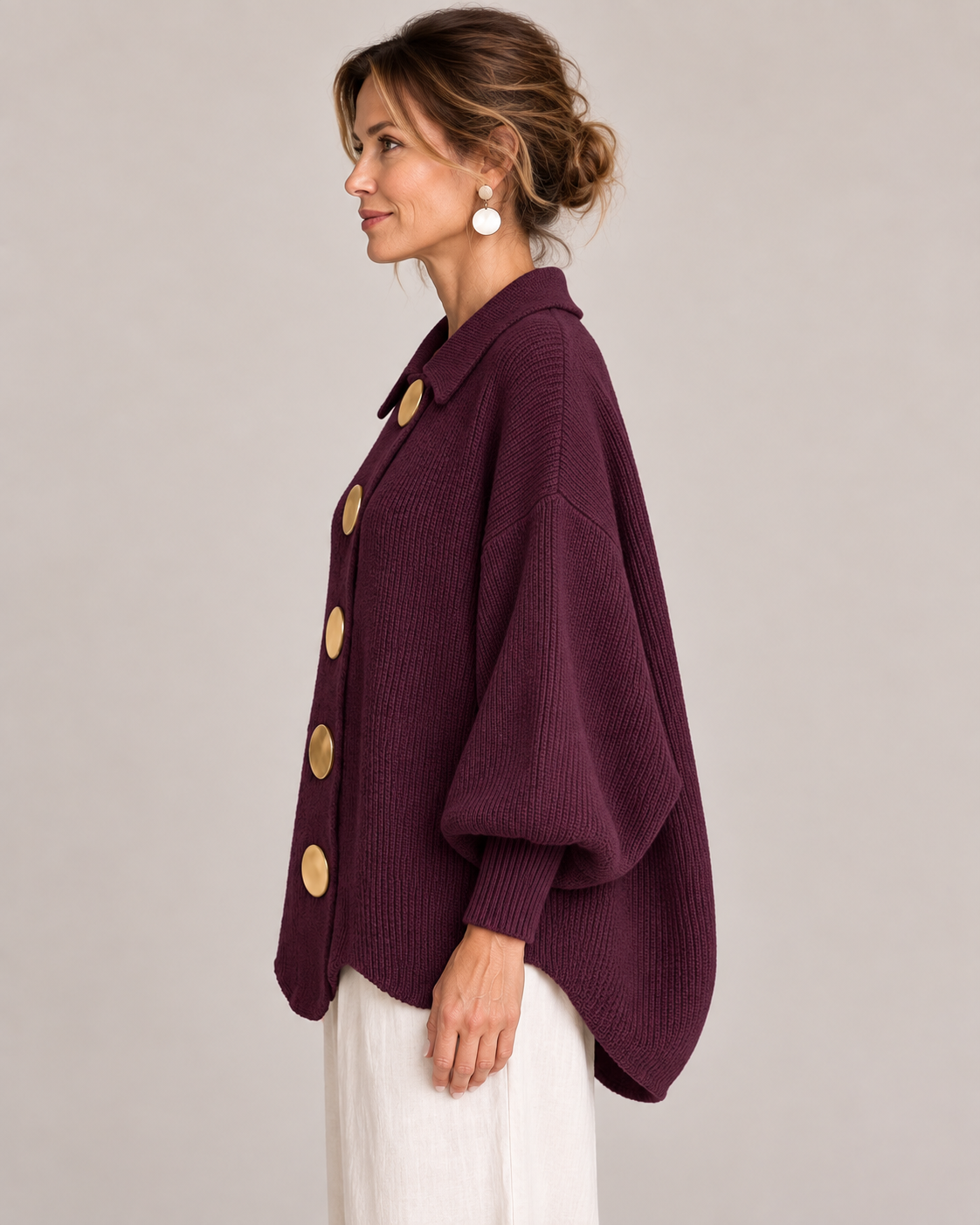 Capucine — Burgundy — side view