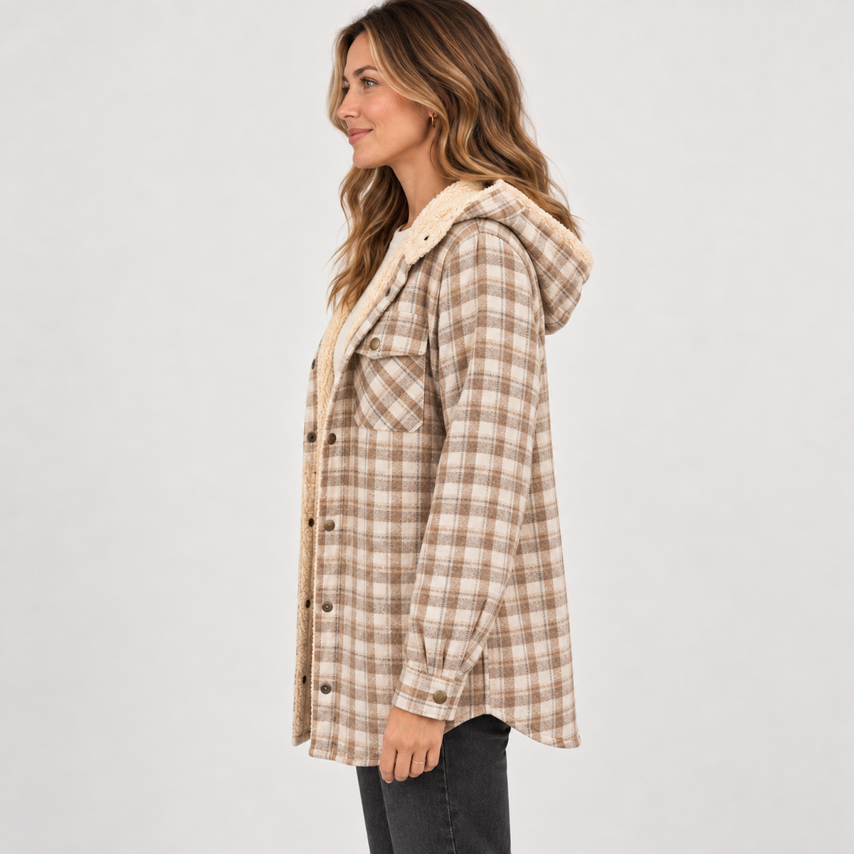 Hannah — Cozy Brown — side view