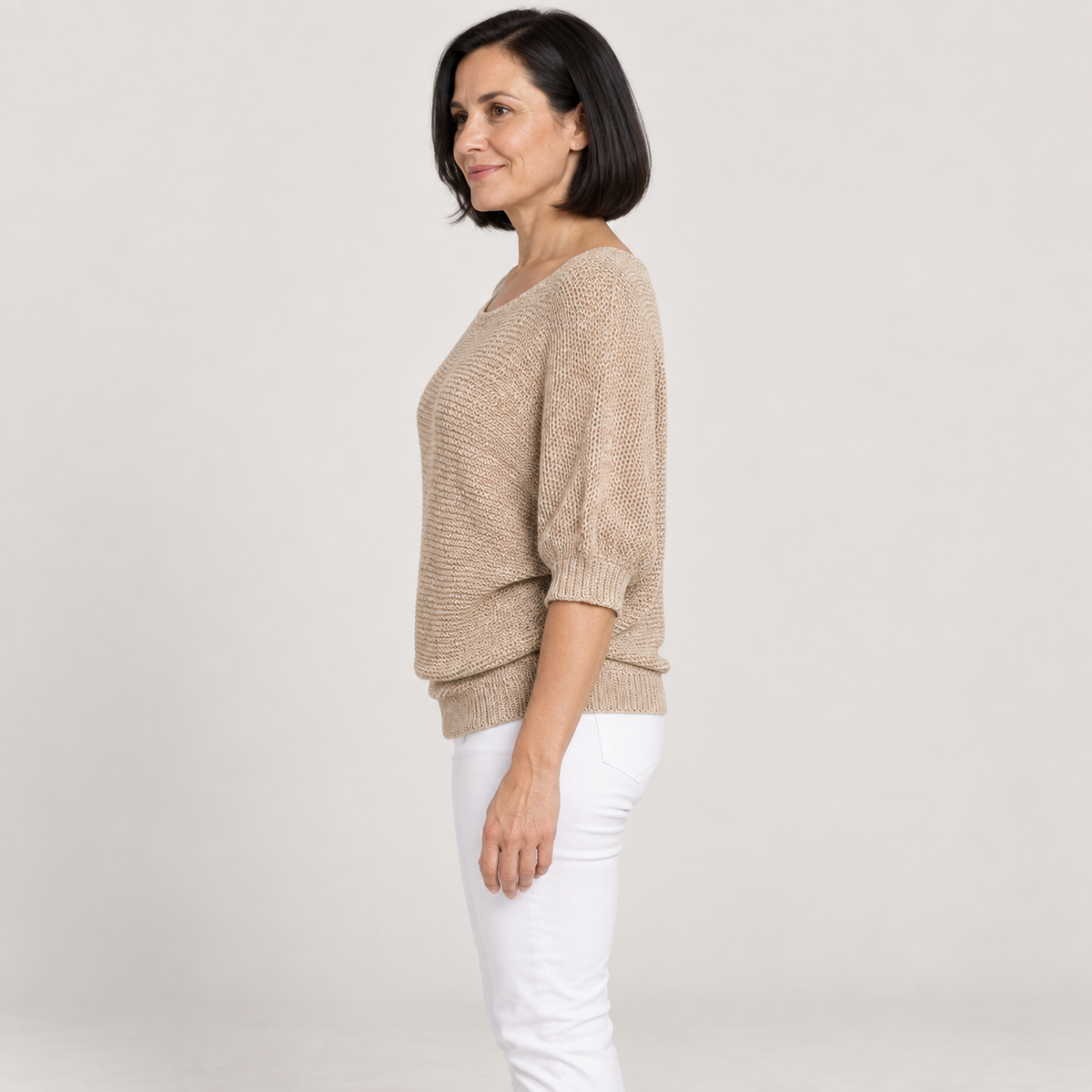 Sofia — Beige — side view