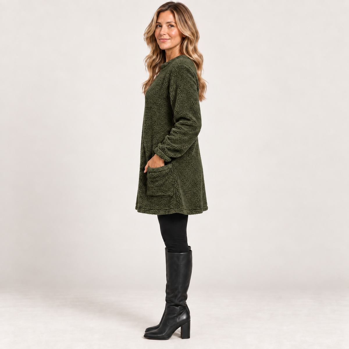 Dorry — Army Green — side view