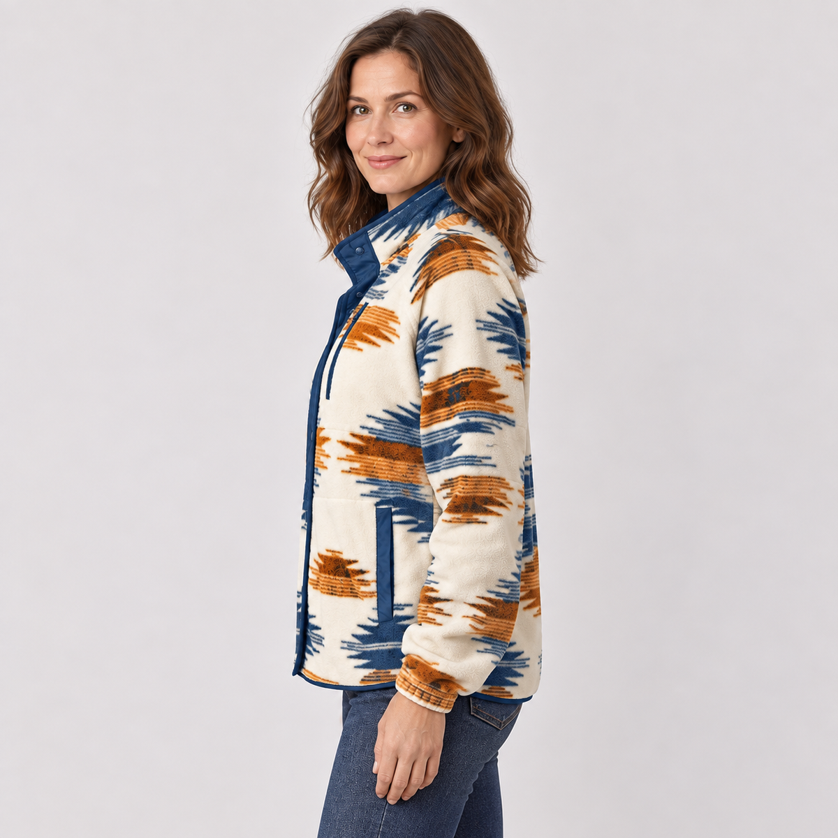 Evette — Navy — side view