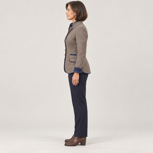 Ascot — Taupe Brown — side view