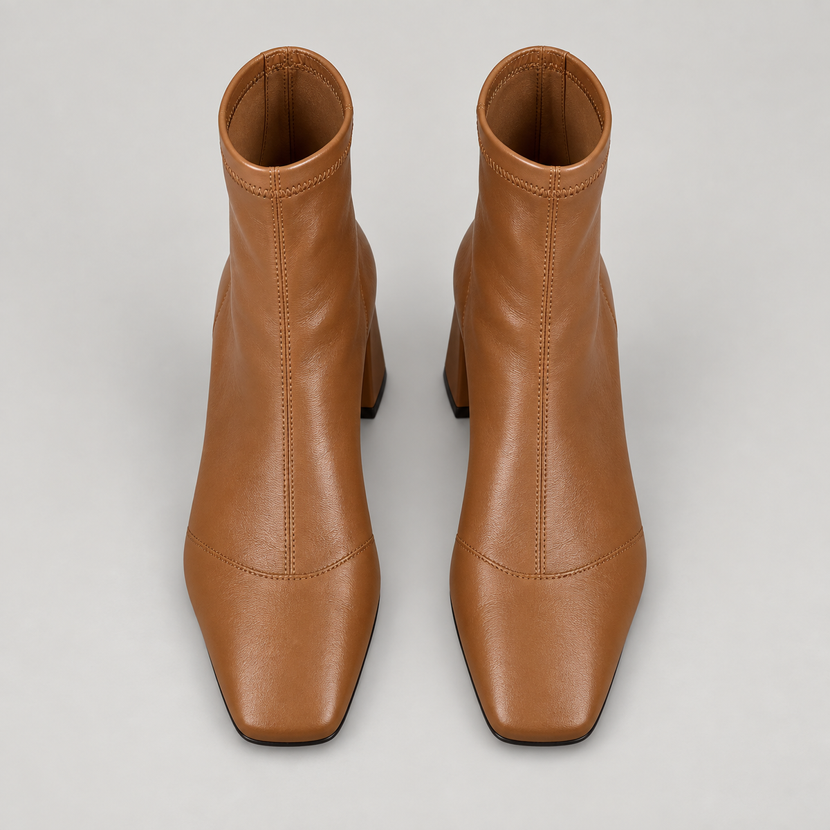 Refina Ankle Boots — Brown — top view