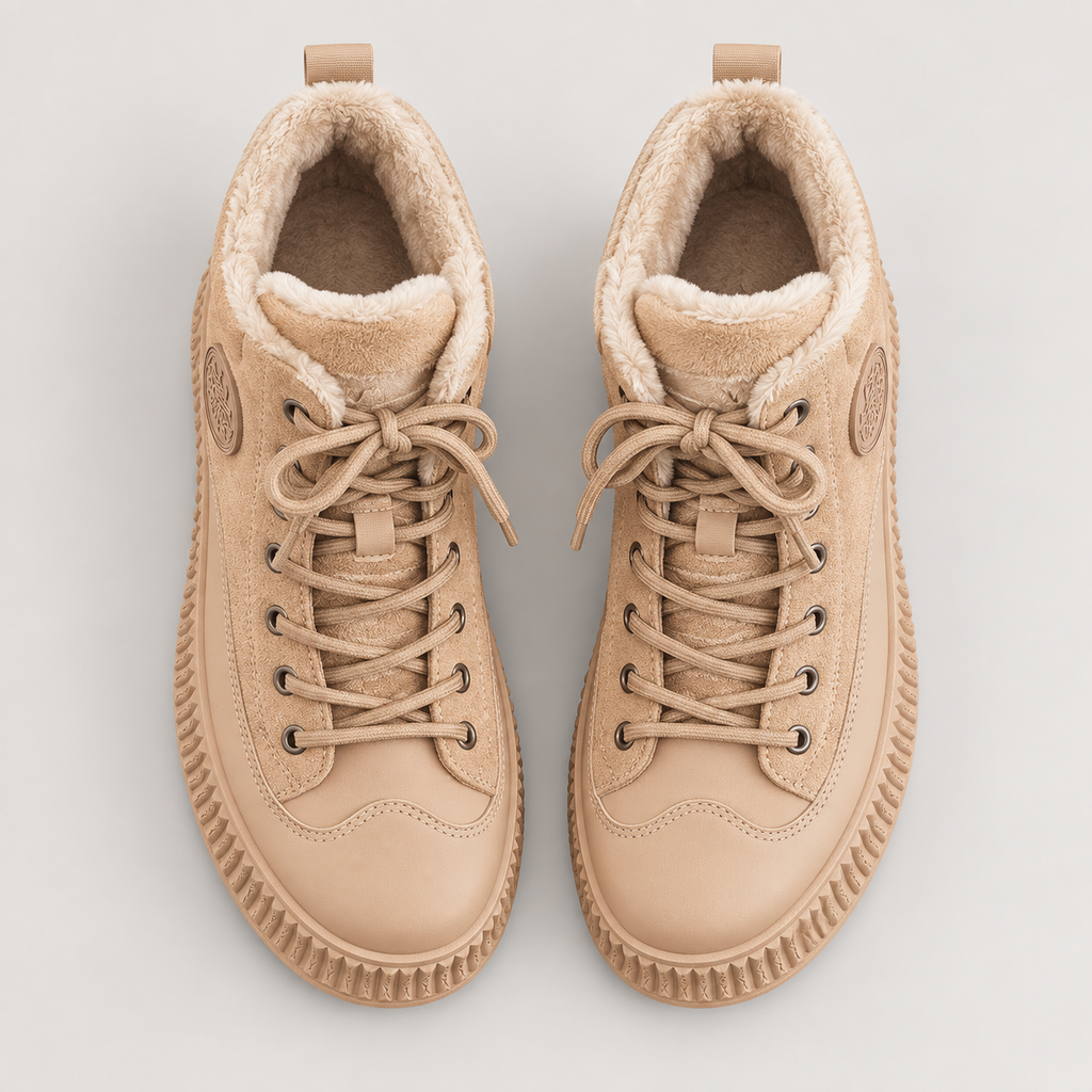 Salva Boots — Khaki — top view