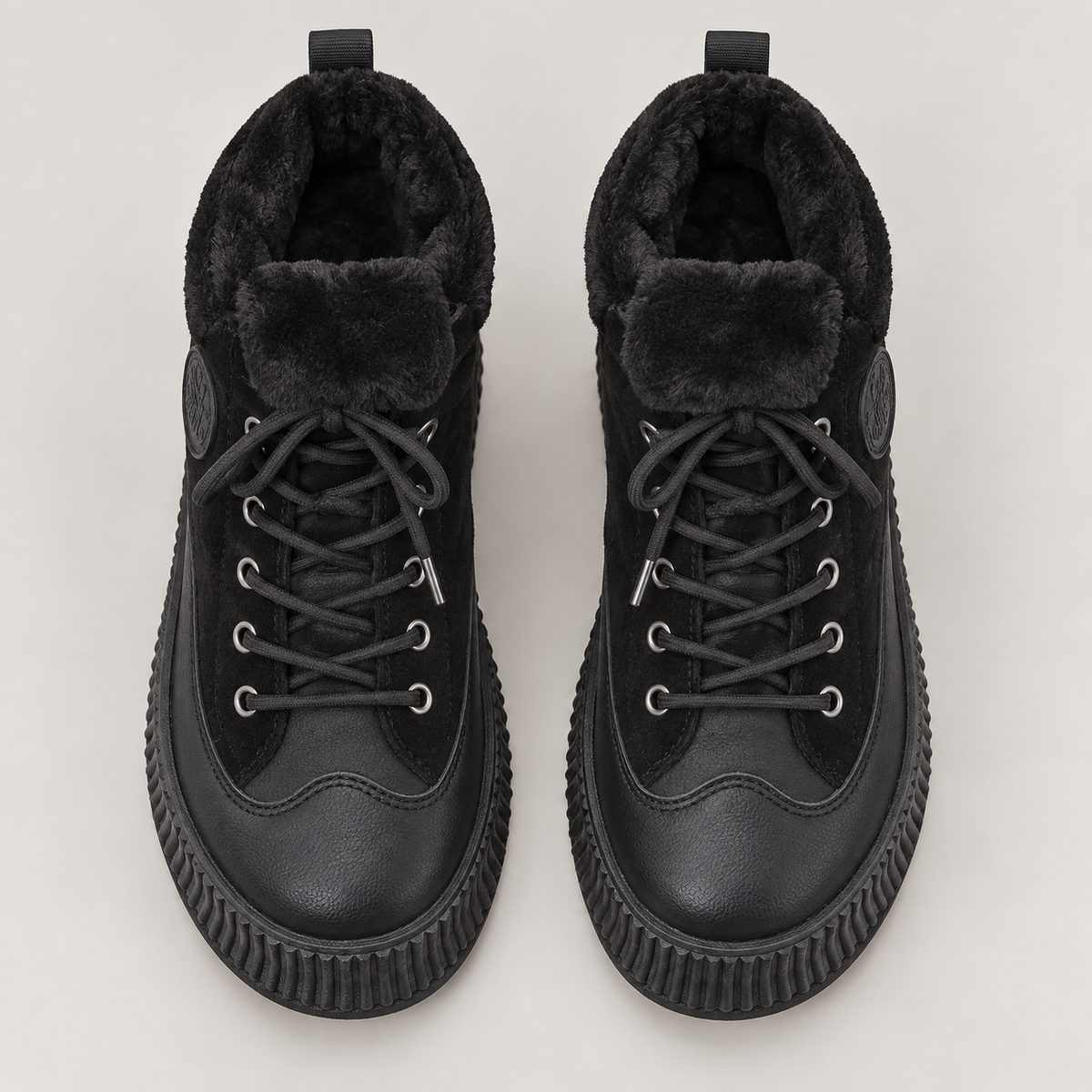 Salva Boots — Black — top view