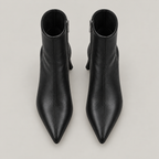 Mavy Ankle Boots — Black — top view