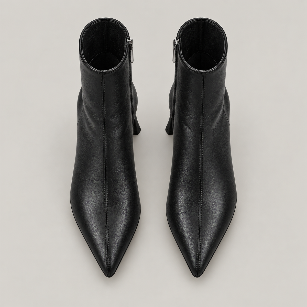 Mavy Ankle Boots — Black — top view