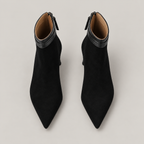 Laura Ankle Boots — Black — top view