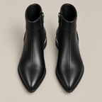 Zoe Ankle Boots — Black — top view