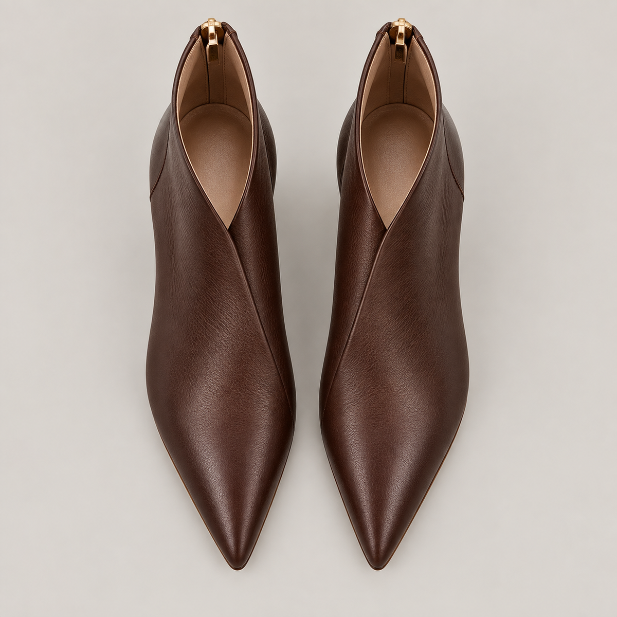 Vanguar Boots — Brown — top view