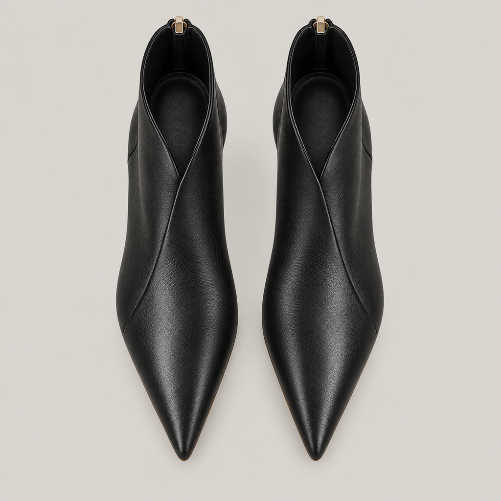 Vanguar Boots — Black — top view