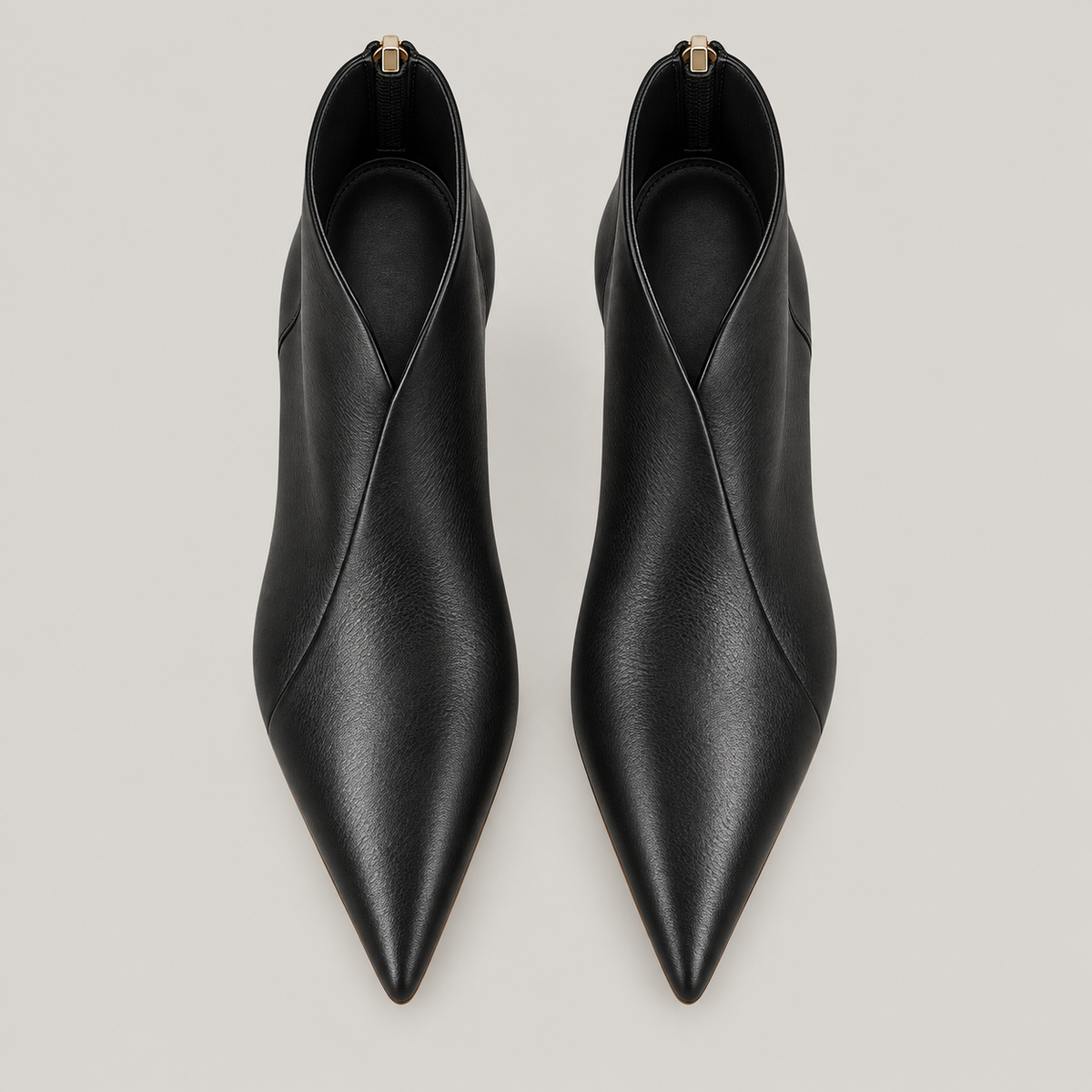 Vanguar Boots — Black — top view