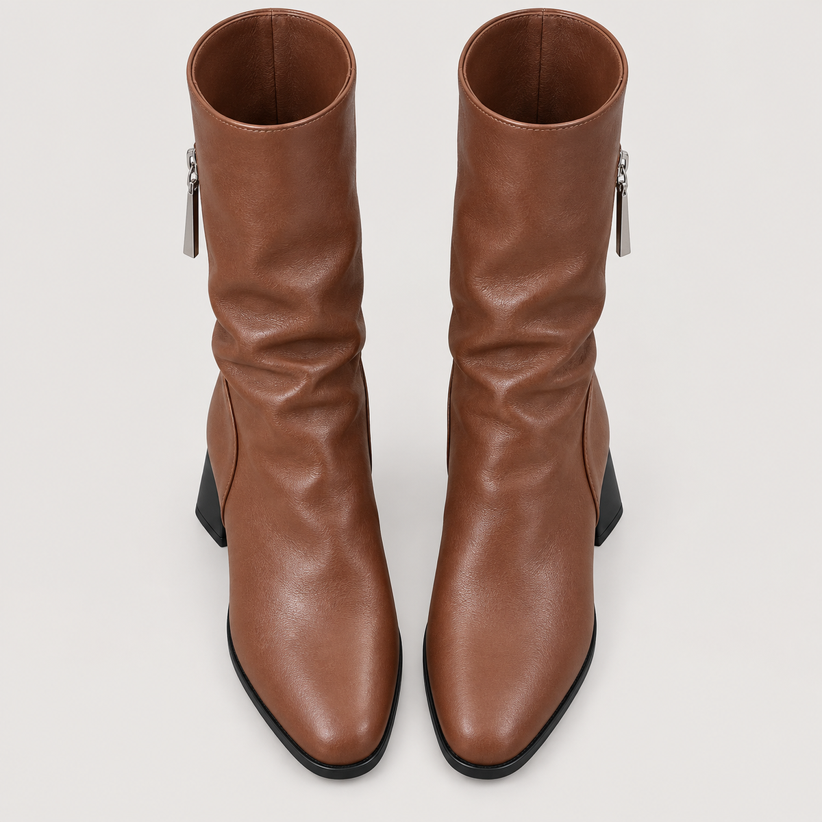 Eden Boots — Brown — top view