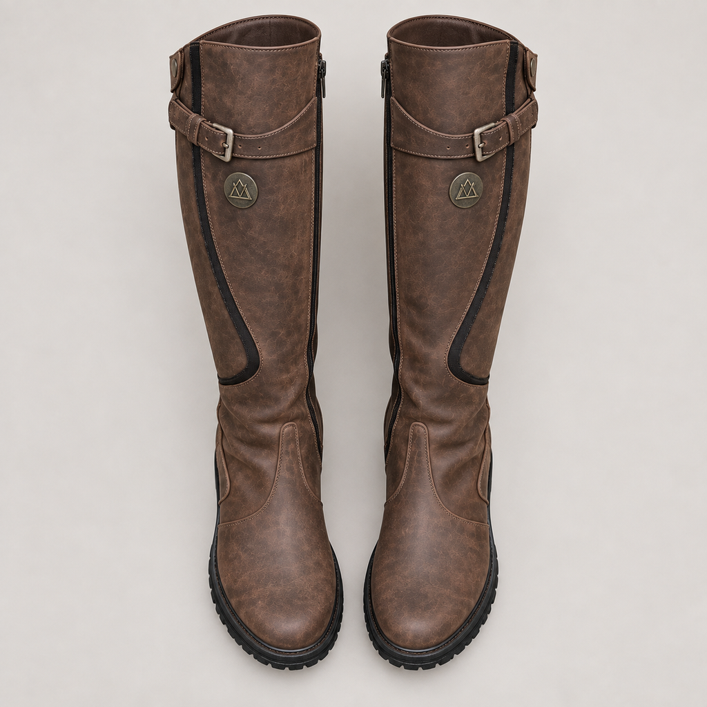 Rinley — Dark Brown — top view