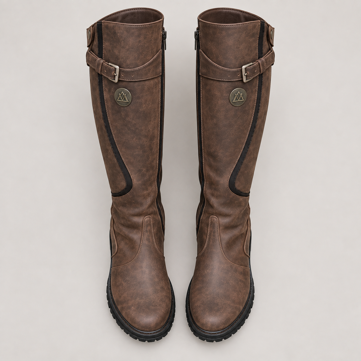 Rinley — Dark Brown — top view