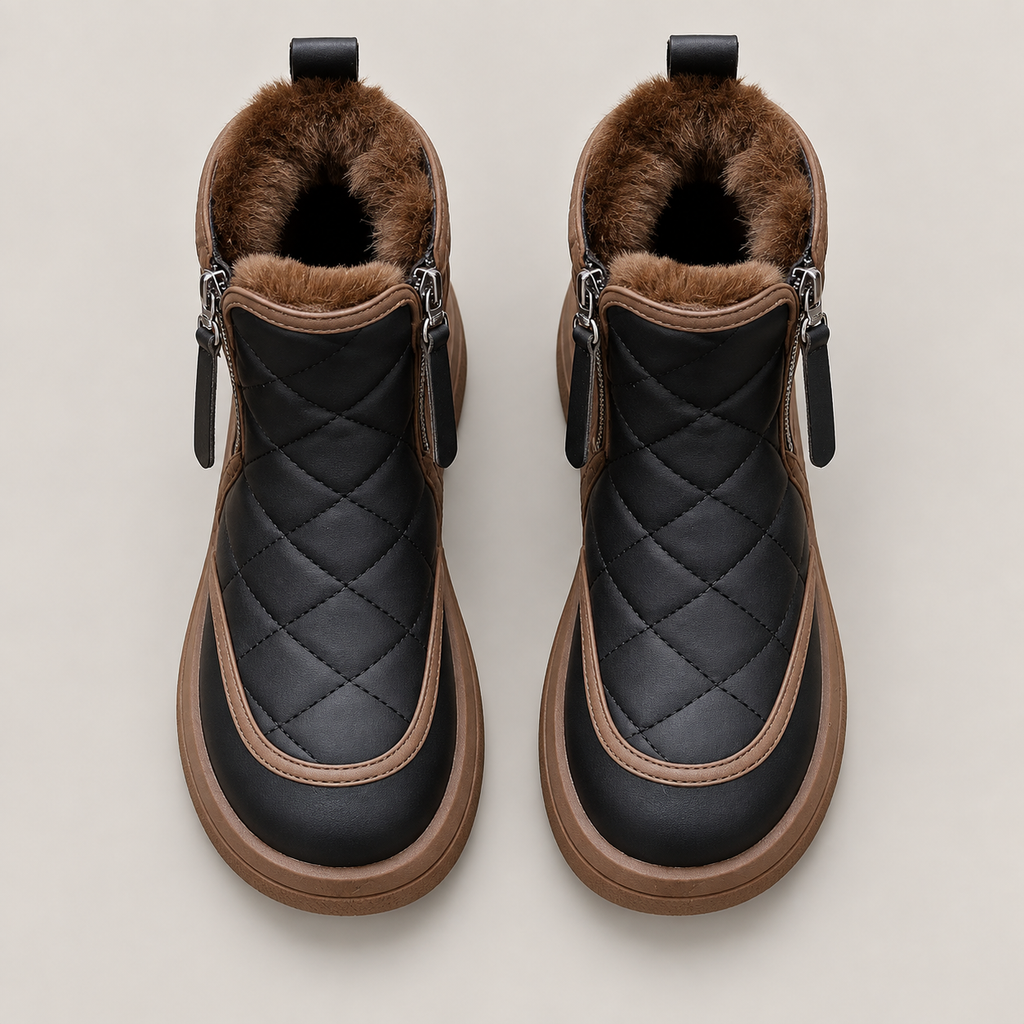 Zorey Boots — Black — top view