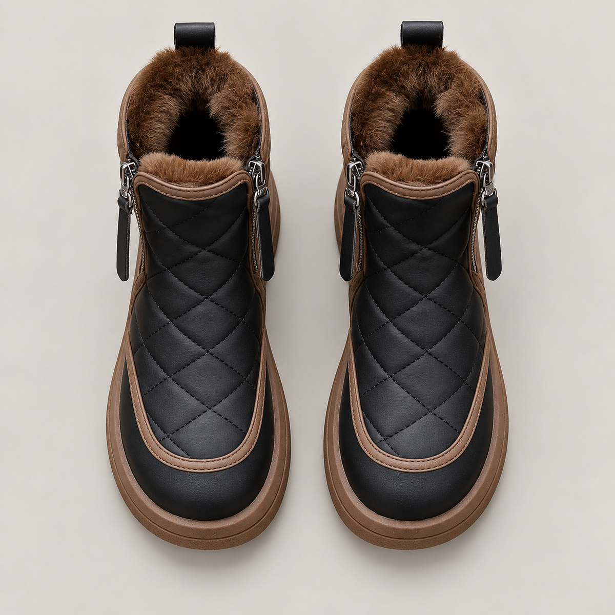 Zorey Boots — Black — top view