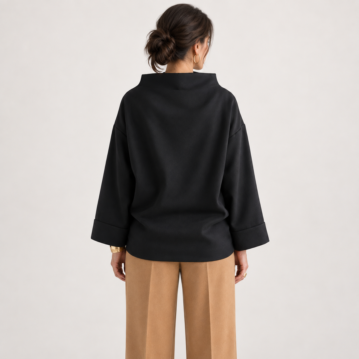 Gabriella — Black — back view