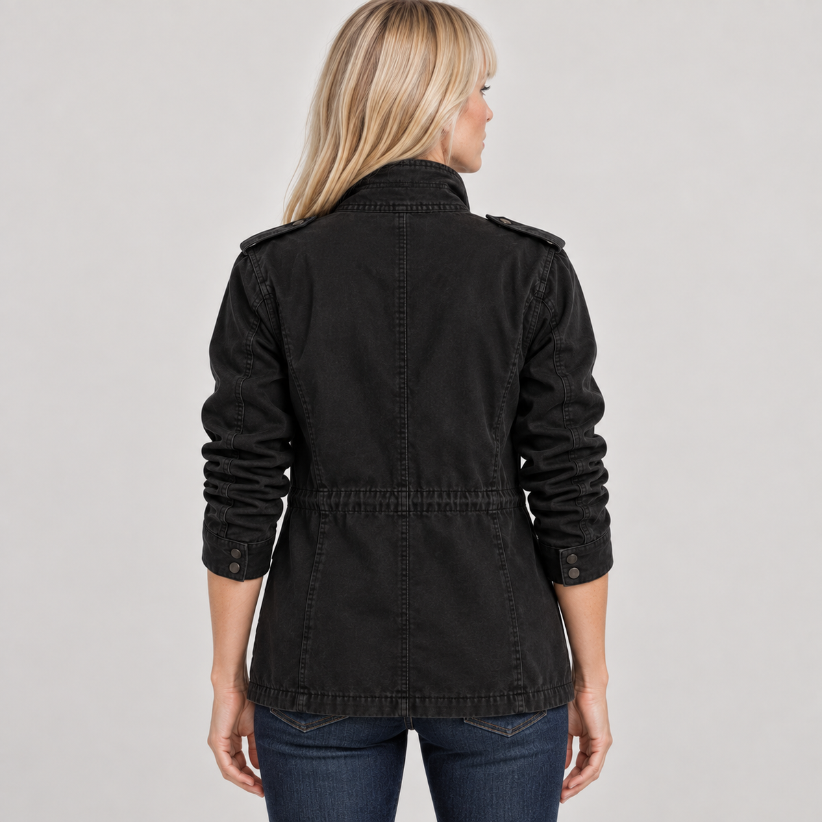 Olga — Black — back view