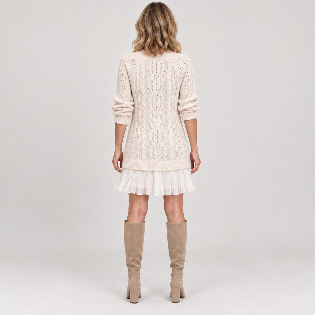 Ashlyndora — Apricot — back view