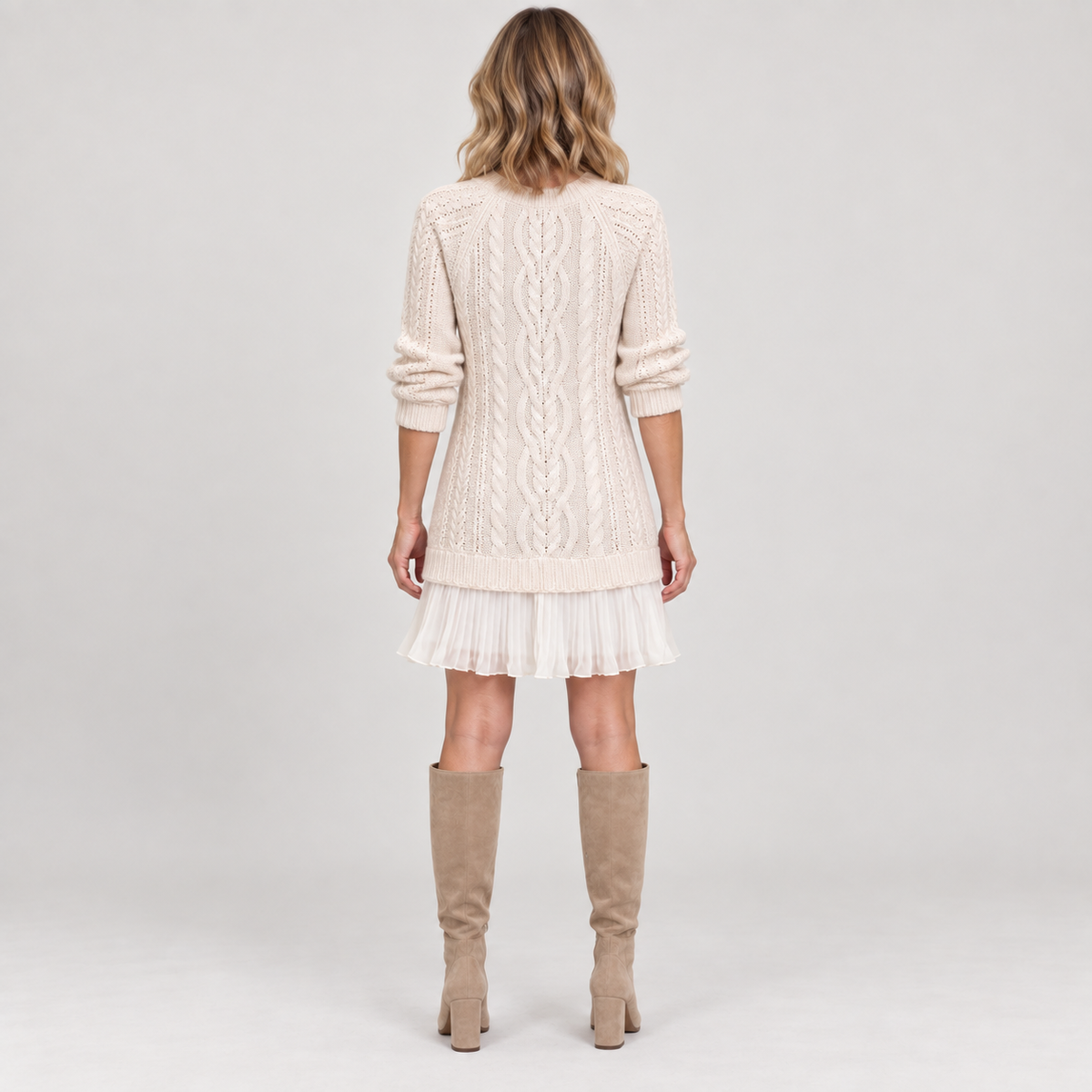 Ashlyndora — Apricot — back view