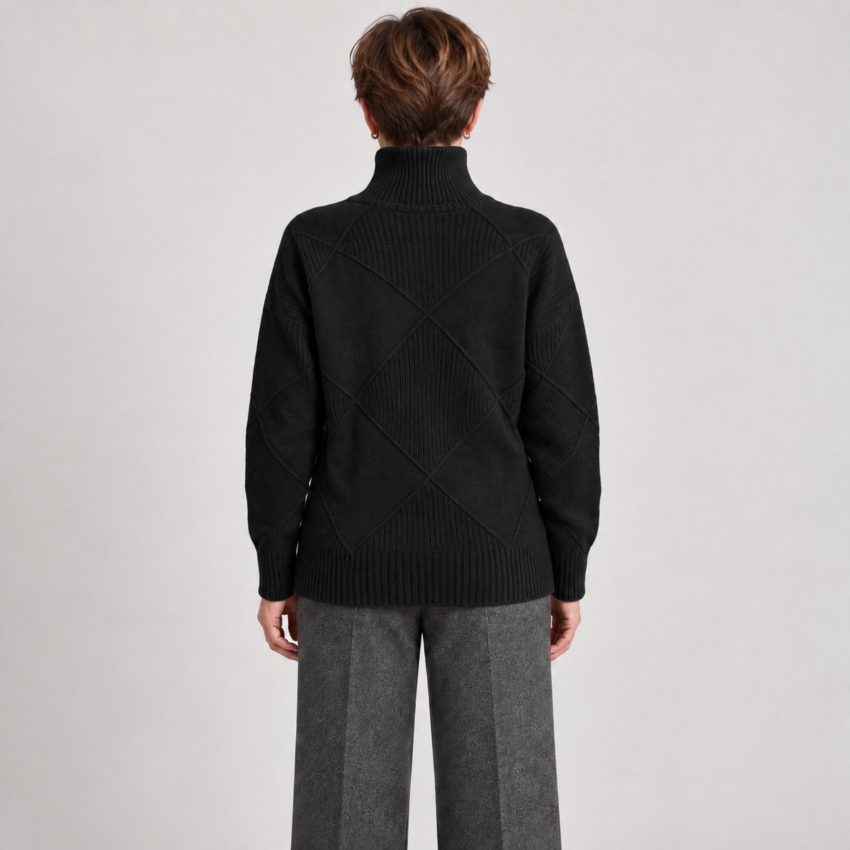 Angela — Black — back view