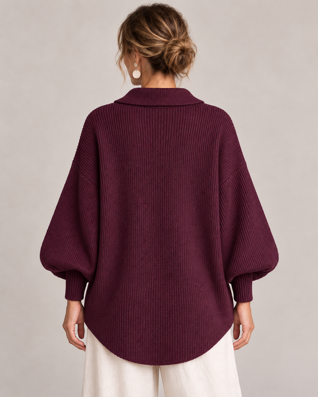 Capucine — Burgundy — back view