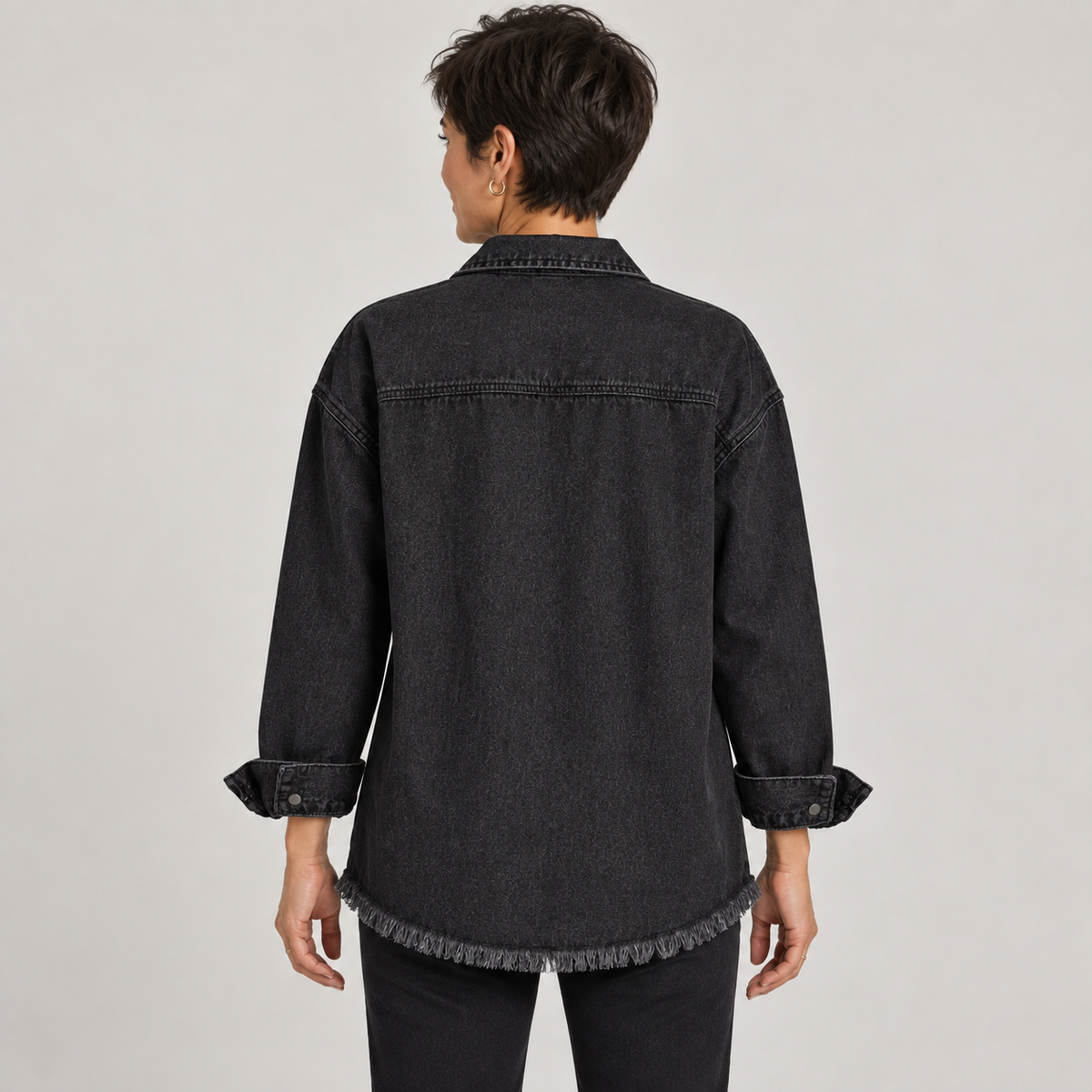 Roxane — Black — back view
