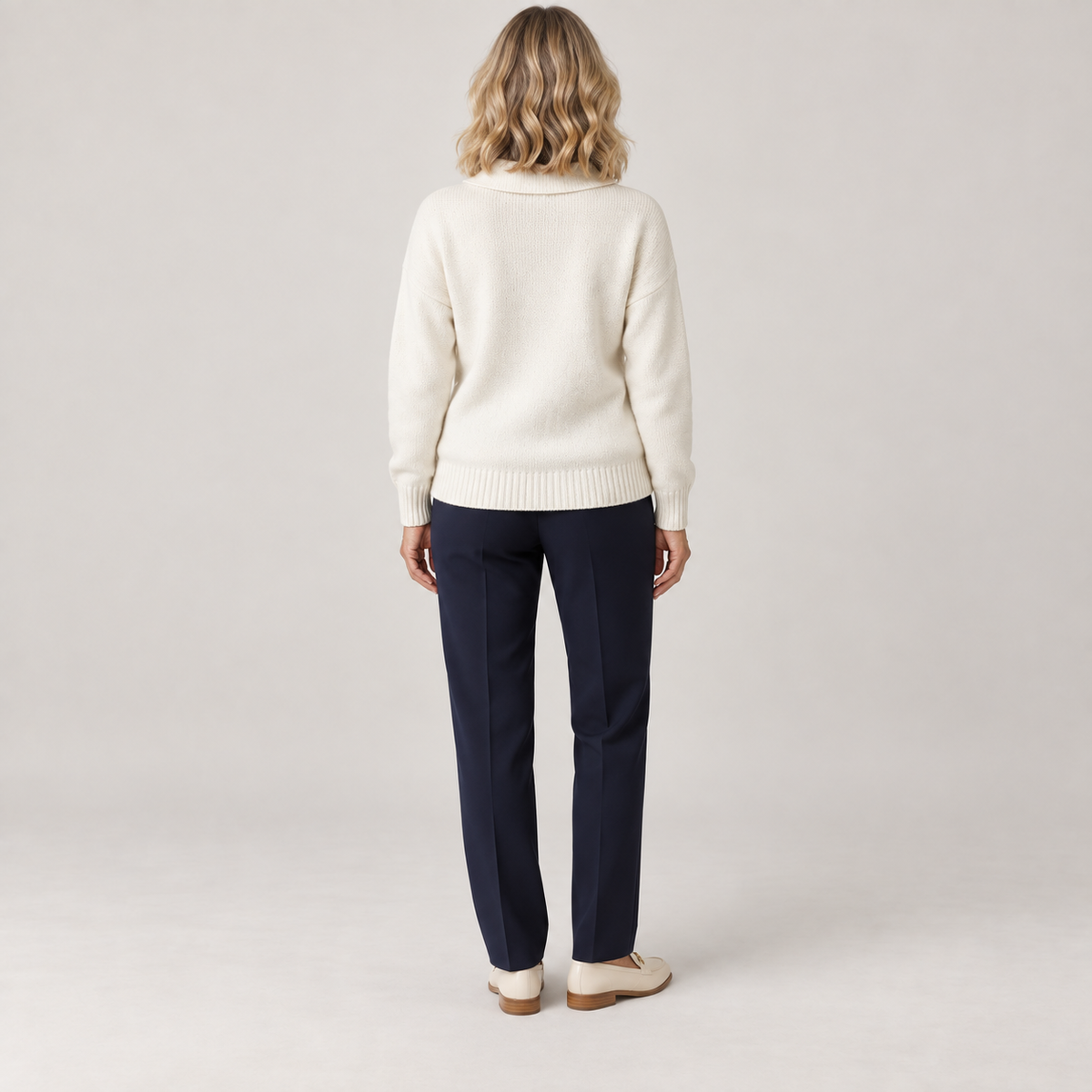 Madeline — White — back view