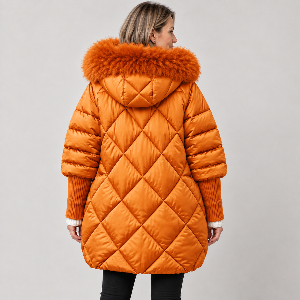 Karina — orange — back view
