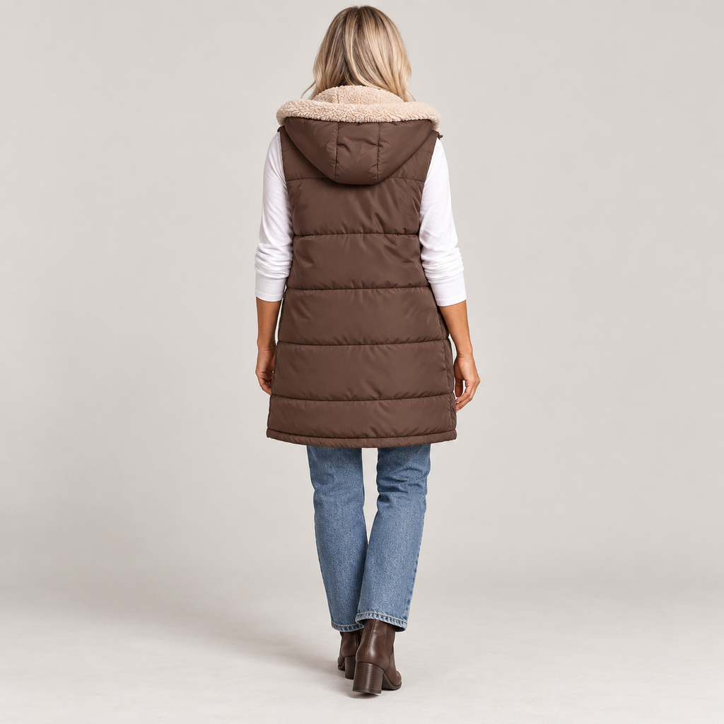 Lucy — Coffee Brown — back view