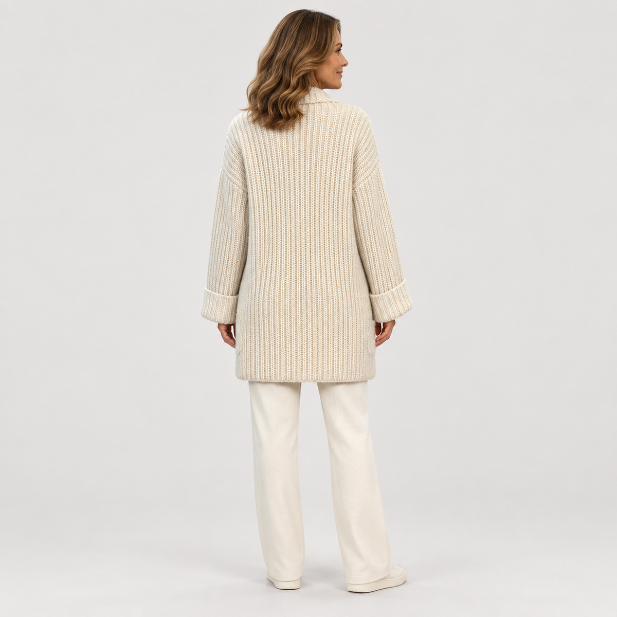 Saryphina — Beige — back view