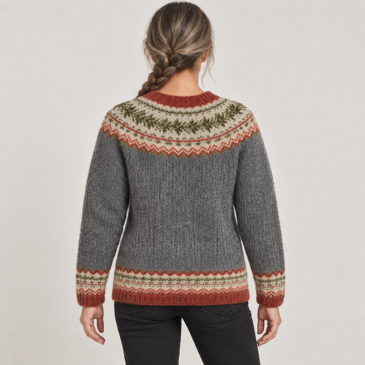 Megan — Stone Gray — back view