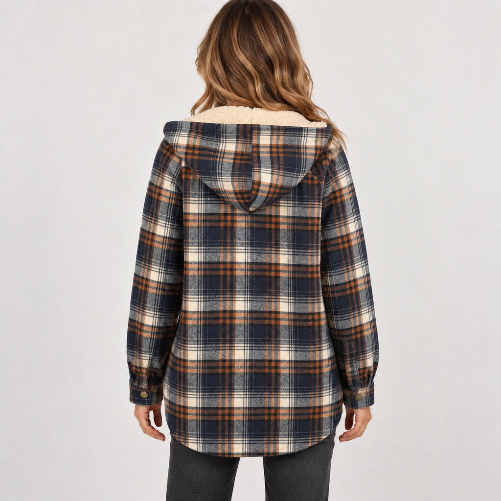 Hannah — Burgundy Blue — back view