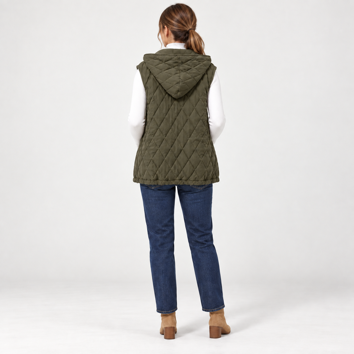Liam — Army Green — back view