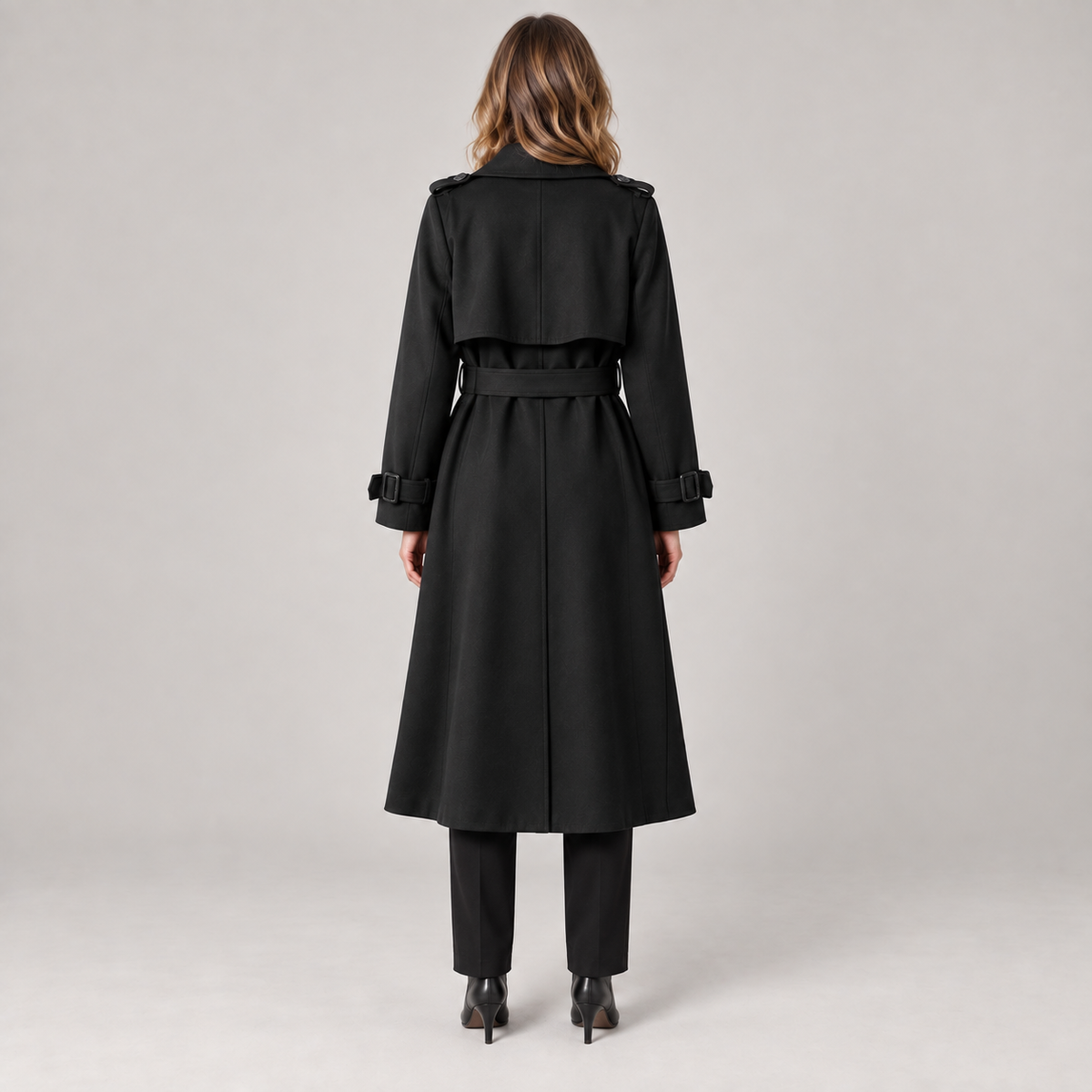 Sophia — Black — back view