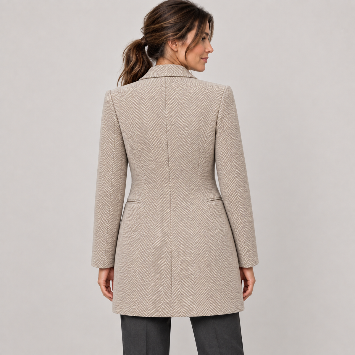 Freda — Apricot — back view
