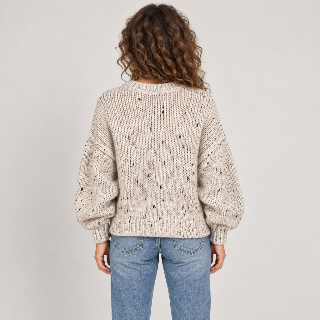 Jayzelle — Beige — back view