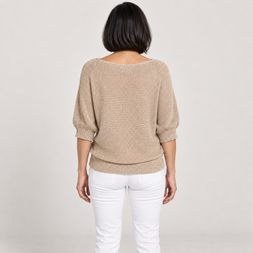 Sofia — Beige — back view