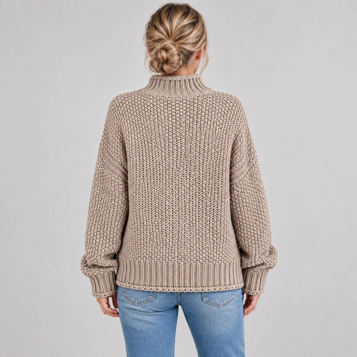 Valerianne — Beige — back view