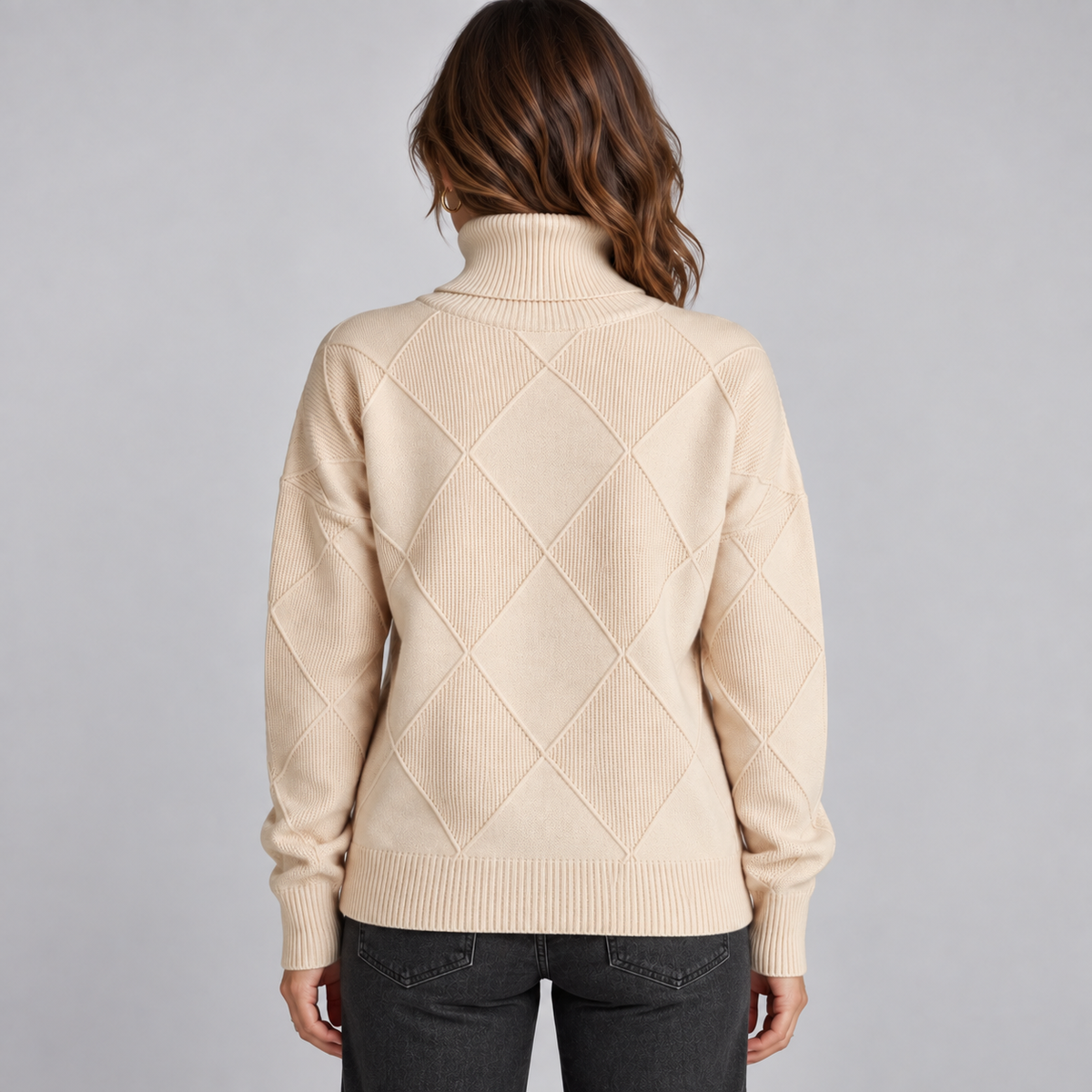 Isabella — Beige — back view